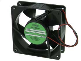 24VDC. 4-11/16in. Sq. X 1-1/2in. Box Fan. Boxer